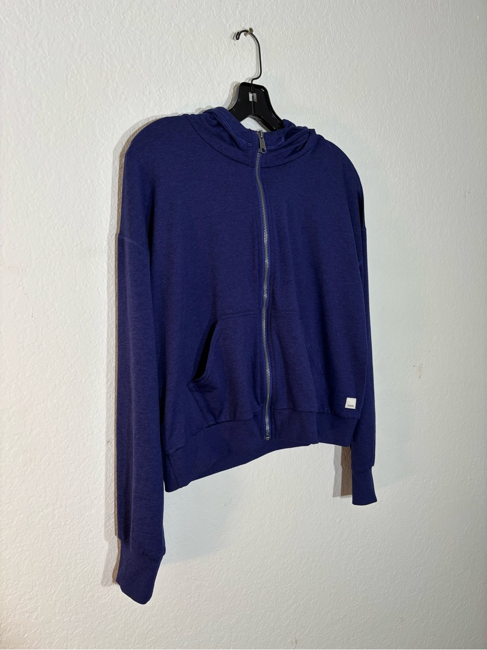 Vuori DreamKnit Halo Modern Full Zip Hoodie Navy Blue Size Medium - Picture 3 of 8